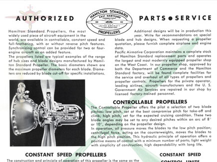 Hamilton Standard Price list April 1946