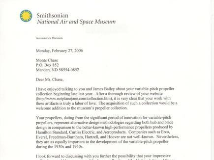 Smithsonian Letter 2